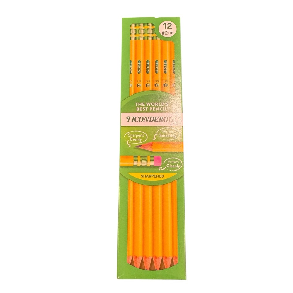 Yellow #2 Pencils – 12 Pack NWT